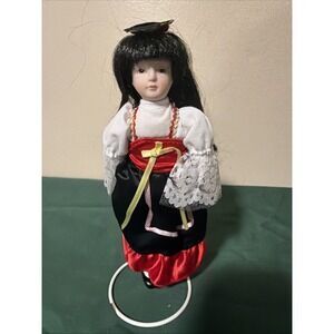 International Dolls Maria from Spain Porcelain Collectible 9" By Russ Style 1613
